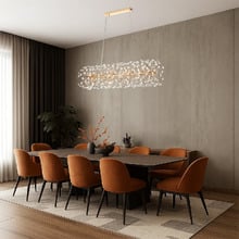 Uriah Chrystal 9 Light Pendant
